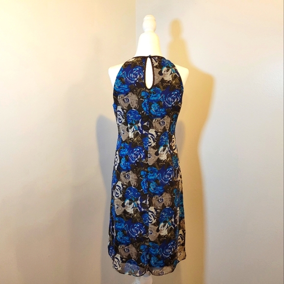 Ann Taylor Sleeveless Floral Women's Dress - Picture 5 of 12